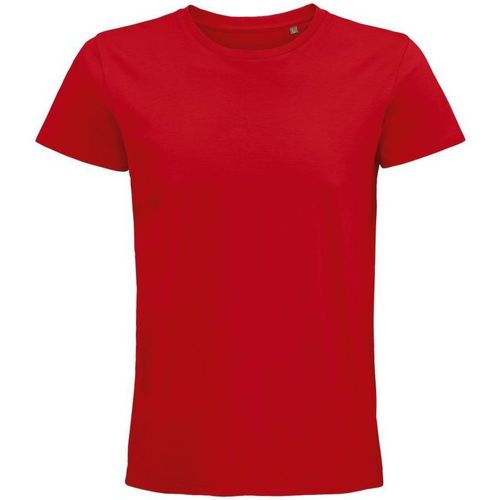 Textil Homem Receba uma redução de Sols PIONNER MEN camiseta hombre 100% algodón biológico rojo Vermelho