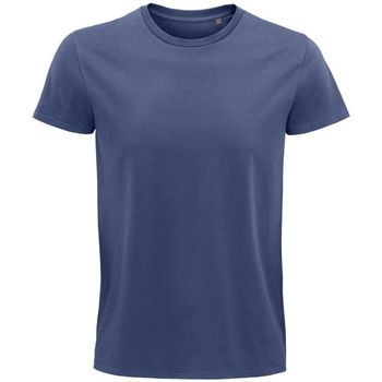 Textil Homem Receba uma redução de Sols PIONNER MEN camiseta hombre 100% algodón biológico denim Azul