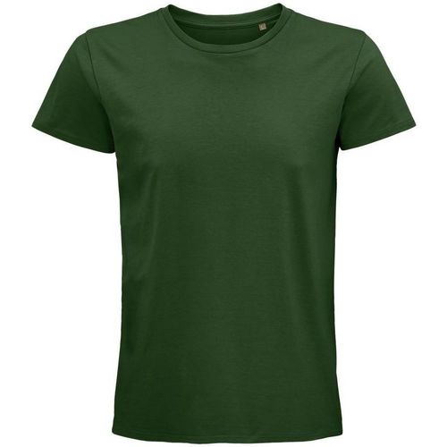 Textil Homem Gianluca - Lart Sols PIONNER MEN camiseta hombre 100% algodón biológico botella Verde