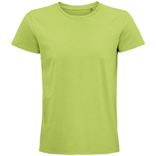 Textil Homem Pantufas / Chinelos Sols PIONNER MEN camiseta hombre 100% algodón biológico manzana Verde