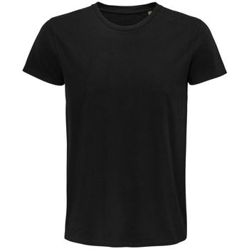 Textil Homem Gianluca - Lart Sols PIONNER MEN camiseta hombre 100% algodón biológico negro Preto