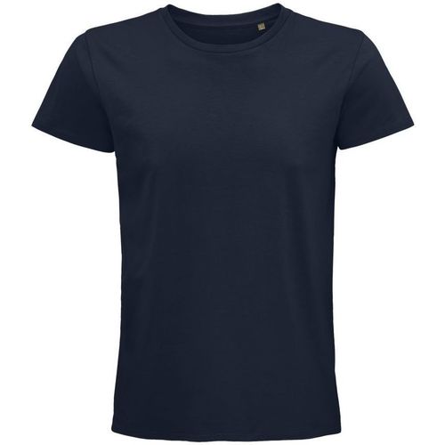 Textil Homem T-shirts e Pólos Sols PIONNER MEN camiseta hombre 100% algodón biológico marino Azul