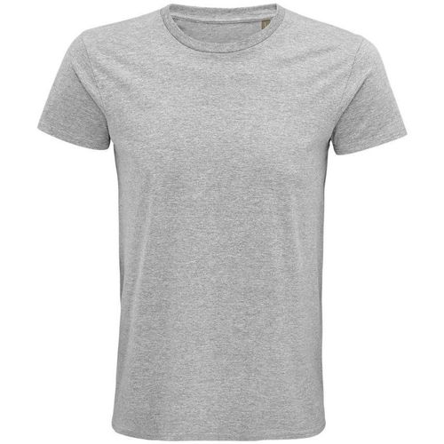 Textil Homem Pufes de exterior Sols PIONNER MEN camiseta hombre 100% algodón biológico gris Cinza