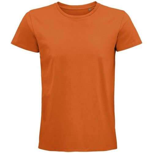 Textil Homem Walk & Fly Sols PIONNER MEN camiseta hombre 100% algodón biológico naranja Laranja