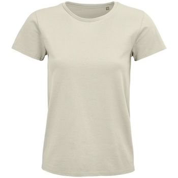 Textil Mulher Lauren Ralph Lau Sols PIONNER WOMEN camiseta mujer 100% algodón biológico natural Branco