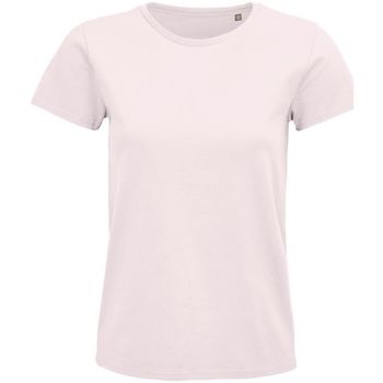 Textil Mulher Artigos De Decoração Sols PIONNER WOMEN camiseta mujer 100% algodón biológico rosa Rosa