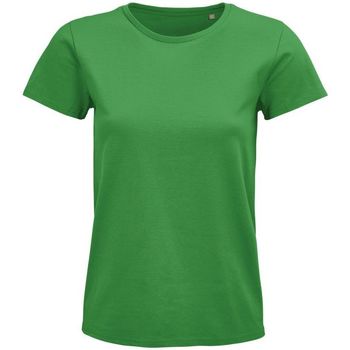 Textil Mulher T-shirts e Pólos Sols PIONNER WOMEN camiseta mujer 100% algodón biológico pradera Verde