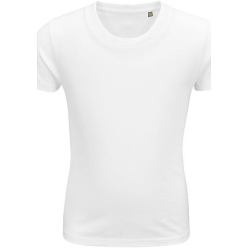 Textil Criança T-shirts e Pólos Sols PIONNER KIDS camiseta de niños  unisex 100% algodón biológico Branco
