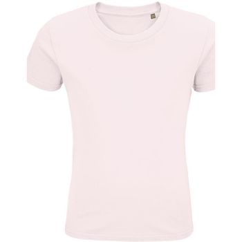 Textil Criança T-shirts e Pólos Sols PIONNER KIDS camiseta de niños  unisex 100% algodón biológico Rosa