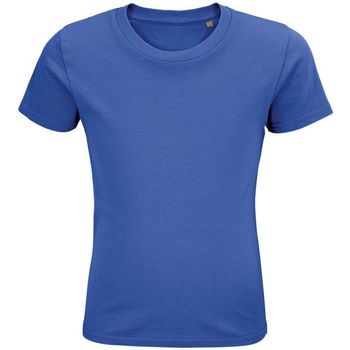 Textil Criança T-shirts e Pólos Sols PIONNER KIDS camiseta de niños  unisex 100% algodón biológico Azul