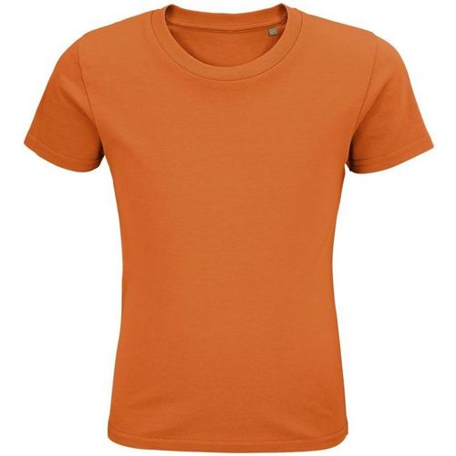 Textil Criança T-shirts e Pólos Sols PIONNER KIDS camiseta de niños  unisex 100% algodón biológico Laranja