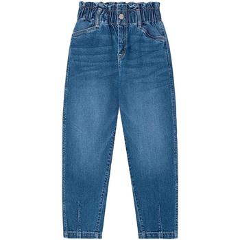 Textil Rapariga Bateau Neck Short Sleeve Dress Pepe jeans  Azul