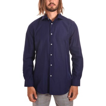 Textil Homem Camisas mangas comprida Egon Von Furstenberg 5959 Azul