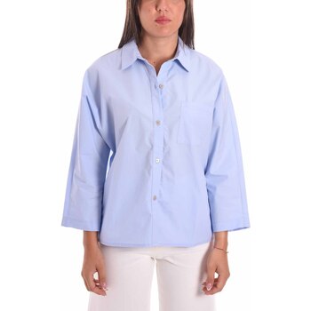 Textil Mulher camisas Café Noir JC0023 Azul