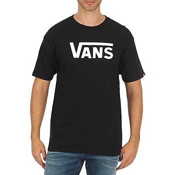 Textil Homem T-Shirt mangas curtas Vans VANS CLASSIC Preto / Branco