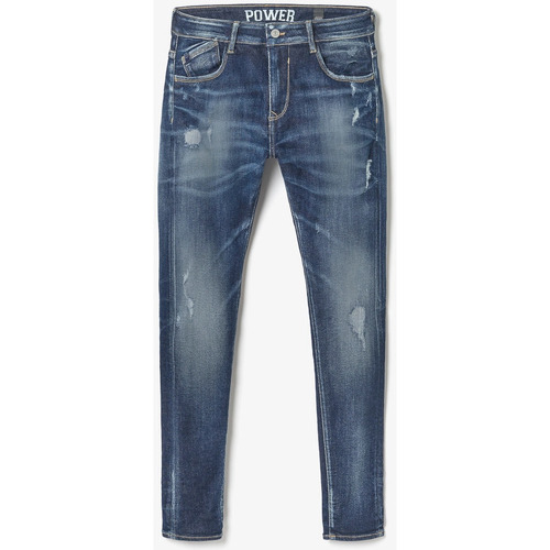 Textil Homem Calças de ganga La Prestic Ouiston Jeans skinny POWER, 7/8 Azul