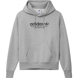 Textil Sweats adidas Originals 4.0 logo hoodie Cinza