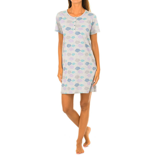 Textil Mulher Pijamas / Camisas de dormir Kisses&Love KL45181 Cinza