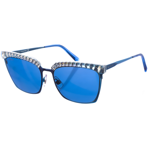Versace Jeans Couture Mulher óculos de sol Swarovski SK0196S-92V Azul