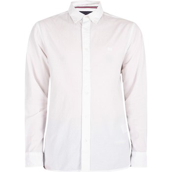 Textil Homem Camisas mangas comprida Tommy Hilfiger MW0MW26394 Branco