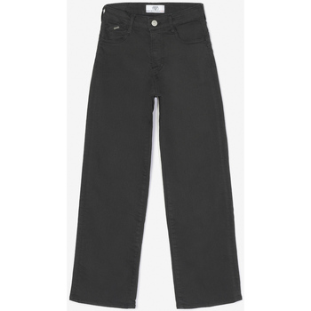 Textil Rapariga Calças de ganga Polos mangas curtaises Jeans regular pulp slim cintura alta, comprimento 34 Preto
