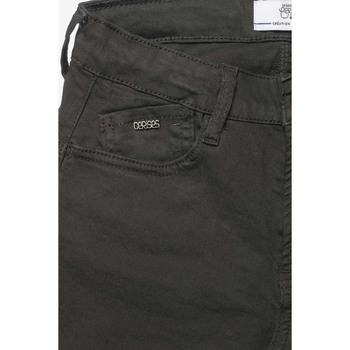 Le Temps des Cerises Jeans regular pulp slim cintura alta, comprimento 34 Preto