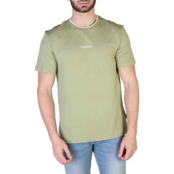 Textil Homem T-Shirt mangas curtas Calvin Klein Jeans - k10k107845 Verde