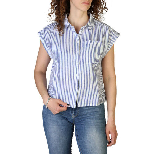 Textil Mulher camisas Pepe JEANS Shadow - iris_pl304213 Branco