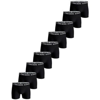 Roupa de interior Homem Boxer Björn Borg 9-Pack Boxers Zwart Preto