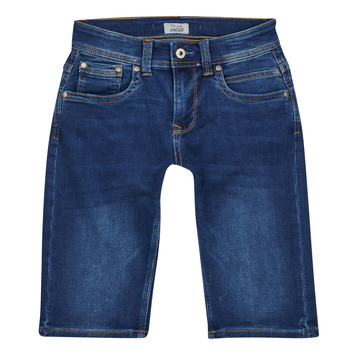 Textil Rapaz Shorts / Bermudas Pepe jeans TRACKER SHORT Azul / Escuro