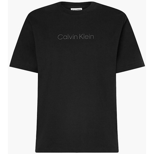 Textil Homem T-shirts e Pólos Calvin Klein Jeans K10K109802 Preto