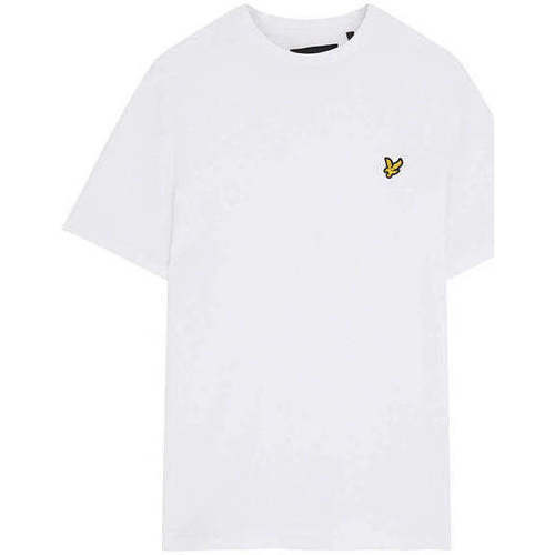 Textil Homem T-shirts e Pólos Nike mini swoosh print t-shirt in white TS400VO-626-1-1 Branco