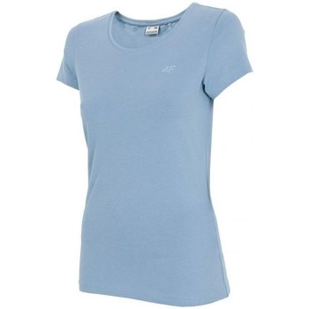 Textil Mulher Short Sleeve Space Dye Performance Knit Shirt 4F TSD350 Azul