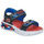 Sapatos Rapaz Sandálias Skechers CUBOSANDAL Preto / Azul / Vermelho