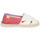 Sapatos Mulher Alpargatas Art of Soule BAIGNEUSES Branco / Vermelho