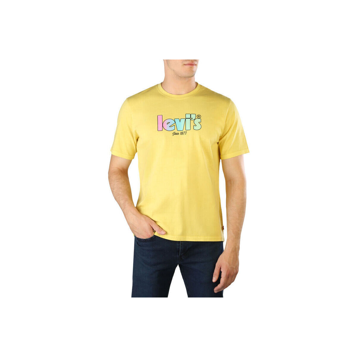Textil Homem T-shirt mangas compridas Levi's - 16143 Amarelo