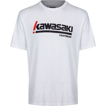 Textil Homem T-Shirt mangas curtas Kawasaki Kabunga Unisex S-S Tee K202152 1002 White Branco