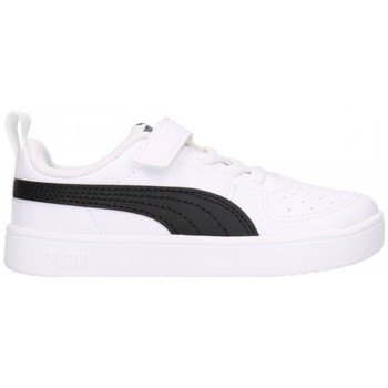 Sapatos Rapaz Sapatilhas BLACK-WHISPER Puma 384314-03  Negro Preto