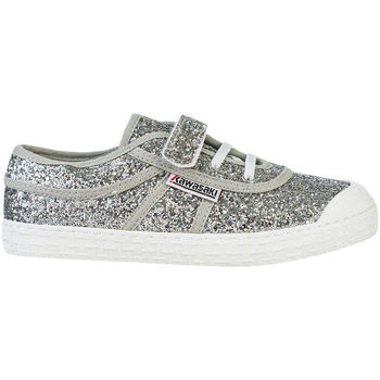 Sapatos Criança Sapatilhas Kawasaki Glitter Kids Shoe W/Elastic K202586 8889 Silver Branco