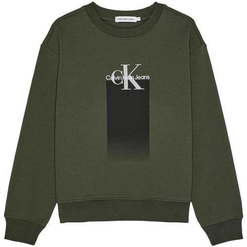 Textil Rapaz Sweats Calvin Klein Jeans  Verde