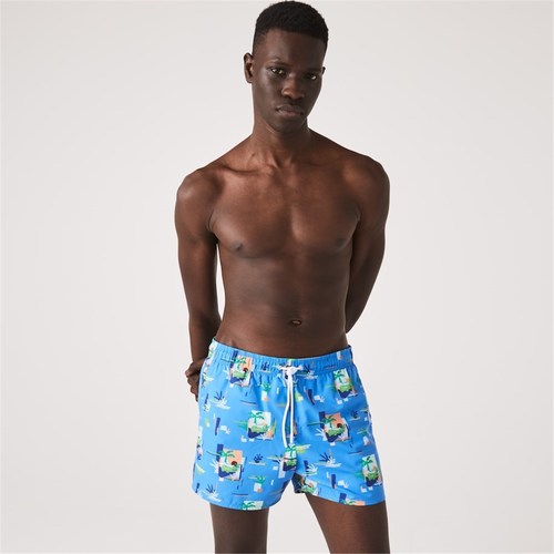 Textil Homem Fatos e shorts de banho Lacoste coin MH2703 Azul