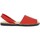Sapatos Sandálias Colores 11943-18 Vermelho