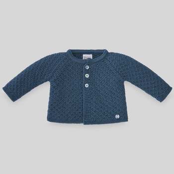 Textil Rapaz Casacos de malha Paz Rodriguez 001-100109-3-11 Azul