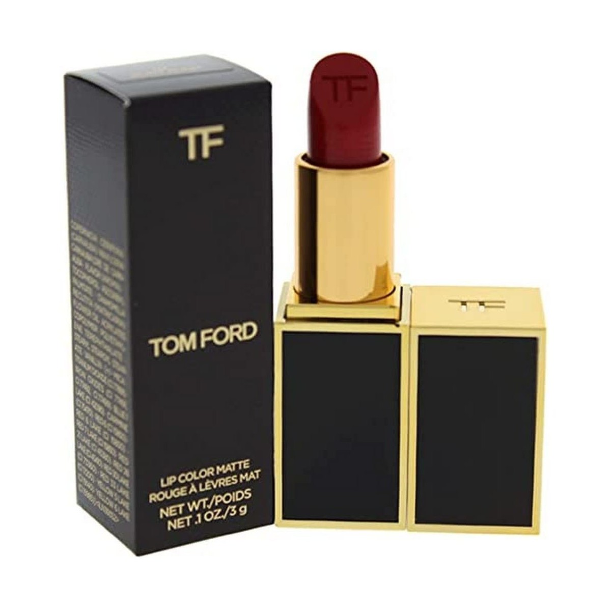 beleza Mulher Eau de parfum  Tom Ford Lip Colour Satin Matte 3g - 12 Scarlet Leather Lip Colour Satin Matte 3g - 12 Scarlet Leather