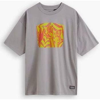 Textil Homem T-shirts e Pólos Levi's A1005 SKATE BOX TEE-0006 GRAY Cinza