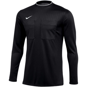 Textil Homem T-shirt mangas compridas Nike Dri-FIT Referee Jersey Longsleeve Preto