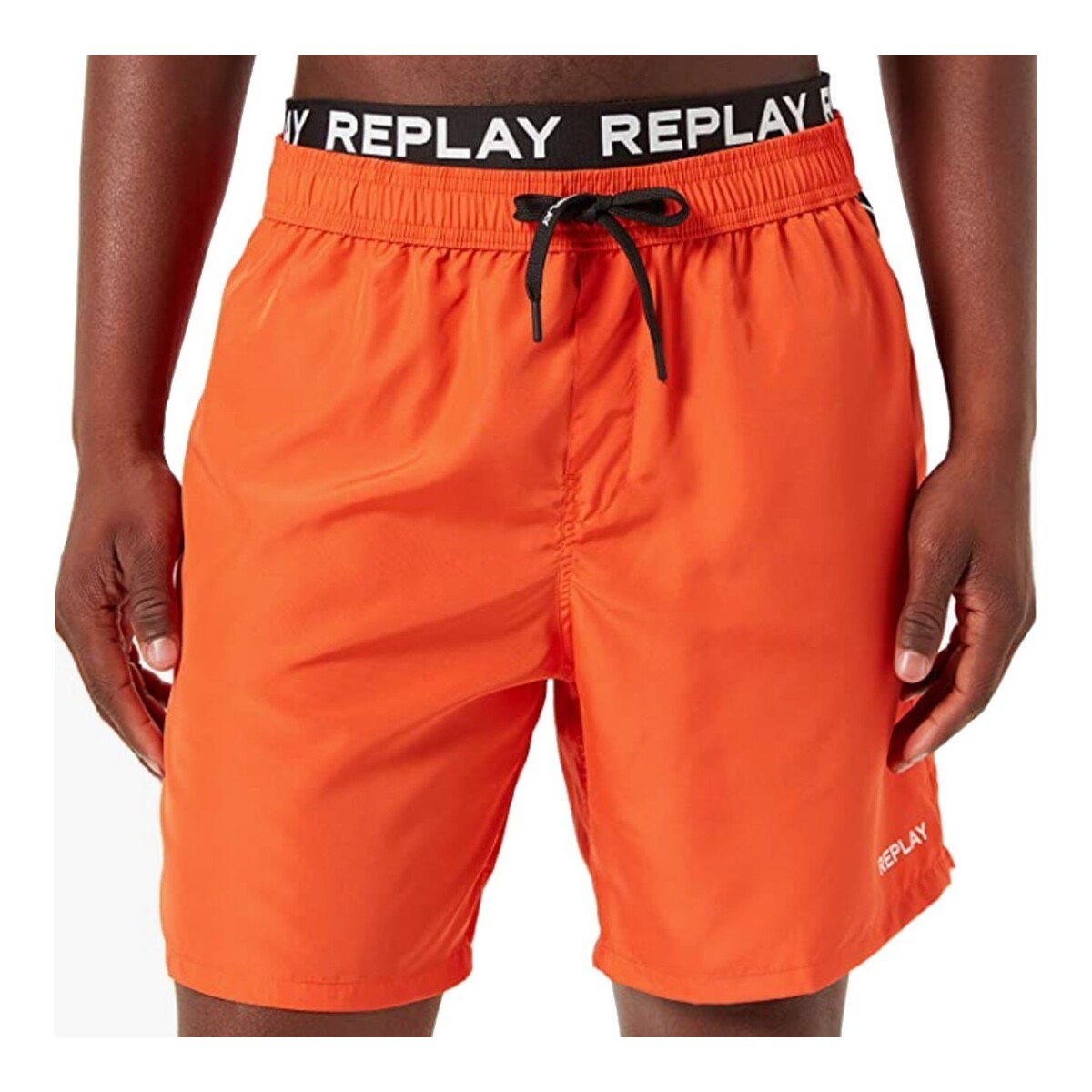 Textil Homem Shorts / Bermudas Replay LM109682972 Laranja