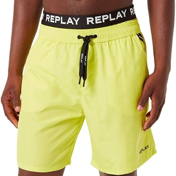 Textil Homem Shorts / Bermudas Replay LM109682972 Amarelo
