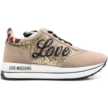 Sapatos Mulher Sapatilhas Love Moschino JA15384G1FJJ390A Bege