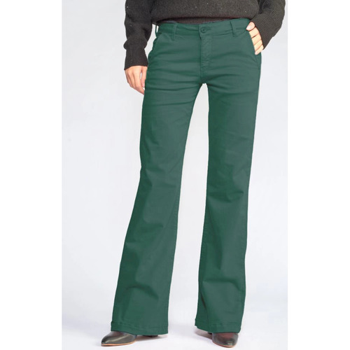 Textil Mulher Calças Jeans Boyfit 200/43ises Calças bootcut JOELLE Verde